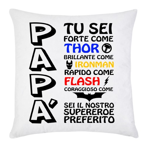 Idea Regalo Dimenisoni: 40 cm x 40 cm Love bubbleshirt Cuscino Festa del papà Il Mio papà è Un Militare in Pratica Un papà Normale ma Molto più Bello Happy Fathers Day 
