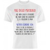 T-shirt uomo "Faq dello psicologo"