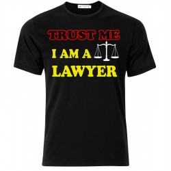 T-shirt uomo "Trust me: I am a lawyer"