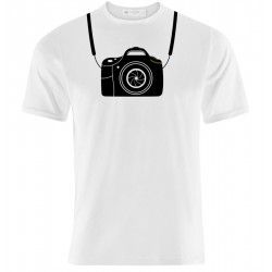 T-shirt uomo con stampa Fotocamera Reflex inspired, idea regalo per un fotografo