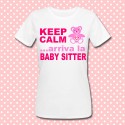 T-shirt donna "Keep Calm... arriva la baby sitter"