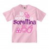 T-shirt bimba "Io sono la sorellina", per la sorellina minore