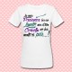 T-shirt donna "La mia pazienza ha un limite, ma il tuo cervello ne ha molti di più!"