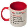 Tazza "Top 5 dei più sexy", personalizzabile con il suo nome! Idea regalo per San Valentino!