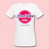 T-shirt donna "Hard Rock Girl" Hard Rock inspired, personalizzabile con il nome della tua città!