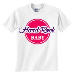 T-shirt bimba "Hard Rock Baby" Hard Rock style