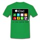 T-shirt uomo "iDad : papà speciale" app del bravo papà, idea regalo per la festa del papà