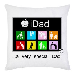 Federa per cuscino "iDad: a very special dad", idea regalo per la festa del papà