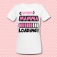 T-shirt "Futura Mamma Loading" simpatica premaman
