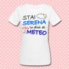 T-shirt donna "Stai serena lo dici al meteo!"