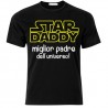 T-shirt uomo "Star Daddy: miglior padre dell'universo", inspired, idea regalo per la festa del papà
