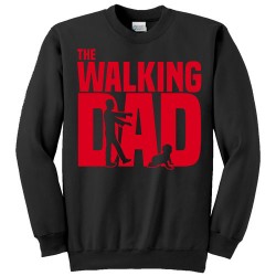 Felpa girocollo "The Walking Dad - papà zombie", The Walking Dead inspired, idea regalo per la festa del papà!