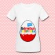 T-shirt "Bimba Sorpresa" uovo di cioccolato, simpatica premaman