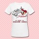 T-shirt donna Addio al Nubilato burlesque "Io sono la migliore amica", personalizzabile!