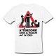 T-shirt uomo "Attenzione: addio al celibato in corso" sposo ubriaco, idea regalo per addio al celibato!