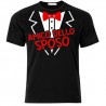 T-shirt uomo "Amico dello Sposo" giacca e papillon, idea regalo per addio al celibato!