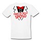 T-shirt uomo "Fratello dello Sposo" giacca e papillon, idea regalo per addio al celibato! (bianca)