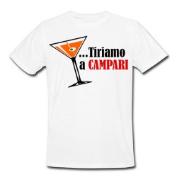T-shirt uomo "Tiriamo a Campari", campare / campari inspired