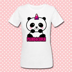 T-shirt donna "Pandacorn", panda unicorno kawaii!