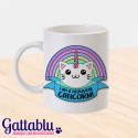 Tazza "I am a meowgical caticorn!", gatto unicorno magico