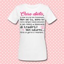 T-shirt donna "Cara dieta, le cose tra noi non funzionano" new