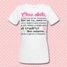 T-shirt donna "Cara dieta, le cose tra noi non funzionano" new