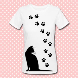T-shirt "Zampette di gatto"