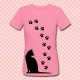T-shirt "Zampette di gatto"