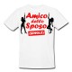 T-shirt uomo "Amico dello Sposo (single)", addio al celibato!