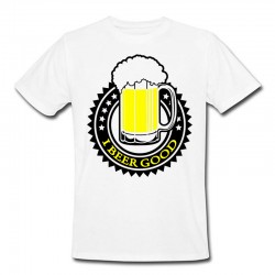 T-shirt uomo "I beer good" birra