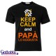 T-shirt uomo "Keep Calm and Papà lo aggiusta", idea regalo per la festa del papà