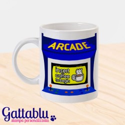 Tazza "Arcade Machine" videogame vintage: insert coffee to begin!