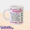 Tazza Addio al Nubilato Party Game, gioco del "Non ho mai...", PERSONALIZZABILE