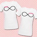 T-shirt di coppia "Best Friends" infinito, idea regalo migliori amiche!