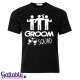 T-shirt uomo "Groom Squad", squadra amici dello sposo, addio al celibato!