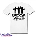 T-shirt uomo "Groom Squad", squadra amici dello sposo, addio al celibato!