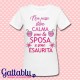 T-shirt donna "Non posso stare calma, sono la sposa e sono esaurita", divertente Addio al Nubilato