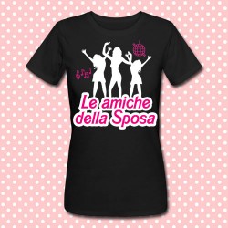 T-shirt donna "Le amiche della sposa disco party", Addio al Nubilato