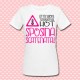 T-shirt donna "Sposina scatenata, temperature hot" addio al nubilato