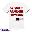 T-shirt uomo "Hai provato a spegnere e riaccendere?" Vita da tecnico!
