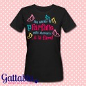 T-shirt donna "Se senti le farfalle nello stomaco... è la fame!"