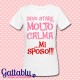 T-shirt donna "Devo stare molto calma... mi sposo!" idea regalo sposa Addio al Nubilato