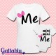 T-shirt e body mamma e bebè bimba "Me + Mini Mini me"