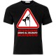 T-shirt uomo "Attenzione Addio al Celibato Scatenato"
