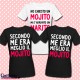 Set 3 t-shirt sposa e damigelle amiche "Mojito... Marito..." Addio al Nubilato, PERSONALIZZABILI