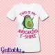 T-shirt donna "This is my Avocardio T-Shirt!", avocado kawaii
