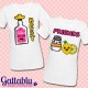 T-shirt di coppia Best Friends Tequila, sale e limone, idea regalo migliori amiche!