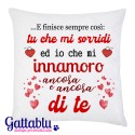 Federa per cuscino E finisce sempre così, io che mi innamoro ancora di te!