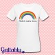 T-shirt donna Andrà tutto bene! Arcobaleno, frasi motivazionali, felicità, ottimismo! Idea regalo allegra e simpatica!