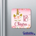 Calamita di compleanno 18 anni Unicorno PERSONALIZZABILE con il nome! Idea per bomboniera!